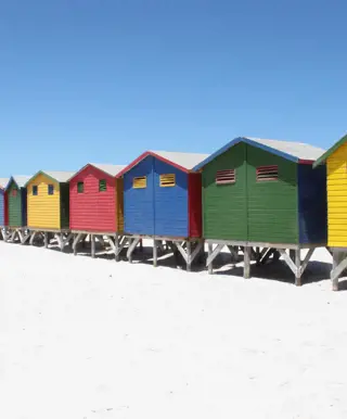 Der Strand von Muizenberg
